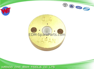 F122 A290-8101-X753 वायर सेट गाइड 0.4 मिमी पीतल Fanuc तार EDM भागों