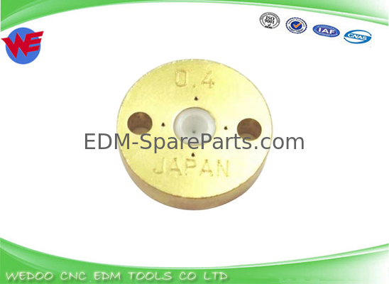 F122 A290-8101-X753 वायर सेट गाइड 0.4 मिमी पीतल Fanuc तार EDM भागों