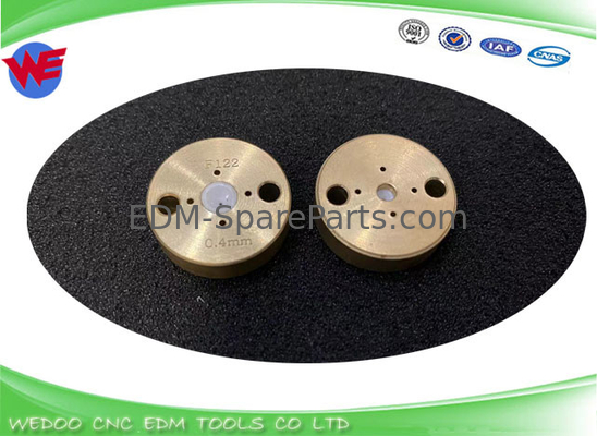 F122 A290-8101-X753 वायर सेट गाइड 0.4 मिमी पीतल Fanuc तार EDM भागों