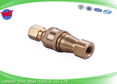 S863-1 जल पाइप फिटिंग Sodick EDM पार्ट्स पीतल सामग्री टिकाऊ AQ600 AQ327 AQ