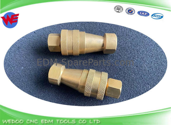 S863-1 जल पाइप फिटिंग Sodick EDM पार्ट्स पीतल सामग्री टिकाऊ AQ600 AQ327 AQ