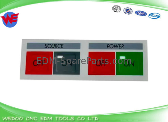कीबोर्ड के लिए कवर शीट Sodick A30R VZ400 AQ327l AQ535 AQ750 A320d A280l A320d
