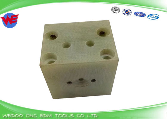 A290-8101-X509 ऊपरी इन्सुलेटर प्लेट Fanuc EDM पार्ट्स A-C सीरीज 40*40*34 गाइड बेस