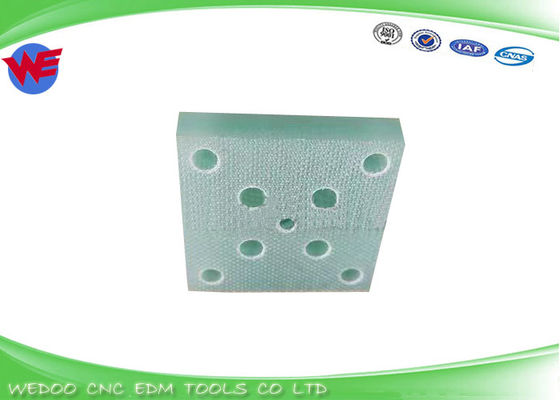 F318 Fanuc लोअर आइसोलेटर प्लेट EDM मशीन पार्ट्स 40*40*9T गाइड बेस