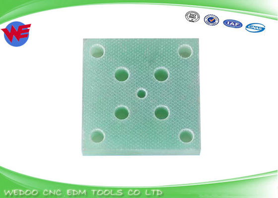 F318 Fanuc लोअर आइसोलेटर प्लेट EDM मशीन पार्ट्स 40*40*9T गाइड बेस